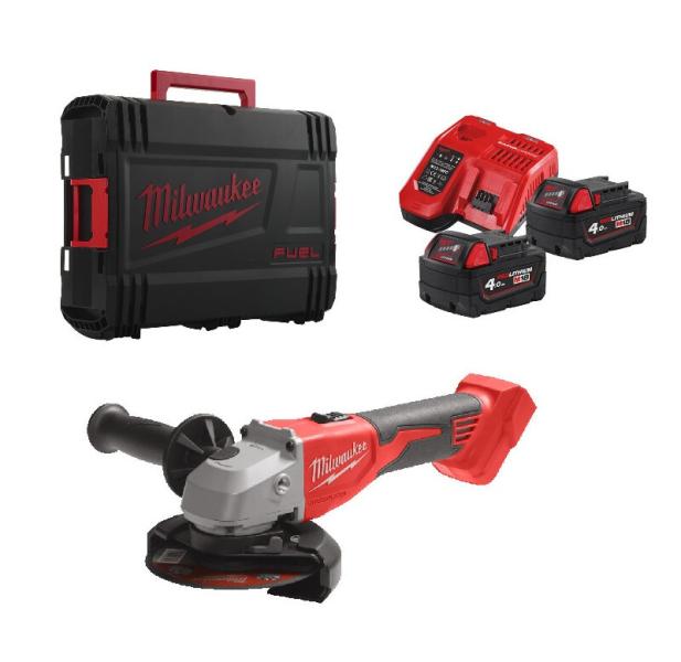 Акумуляторна болгарка Milwaukee M18 BLSAG125X-402X, фото 7