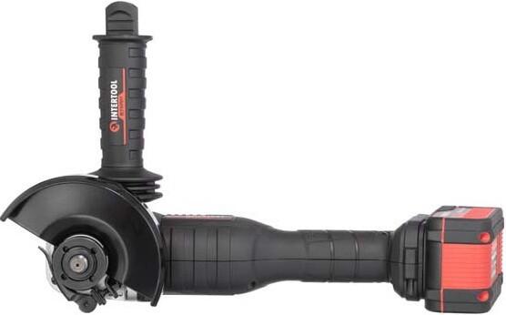 Акумуляторна кутова шліфмашина INTERTOOL WT-0366, фото 2