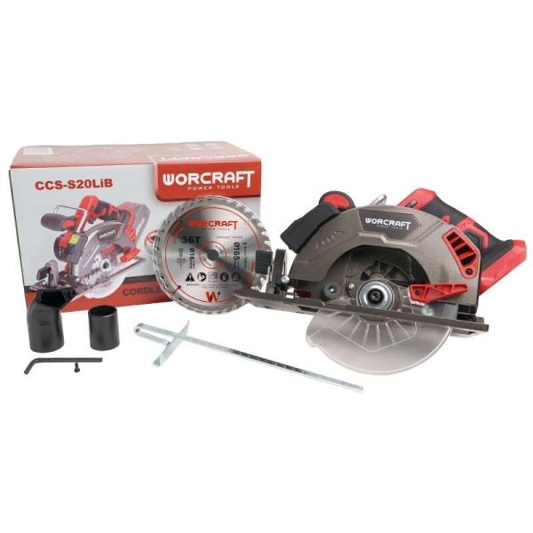 Акумуляторна дискова пилка Worcraft CCS-S20LiB (13293) (без АКБ та ЗП), фото 18