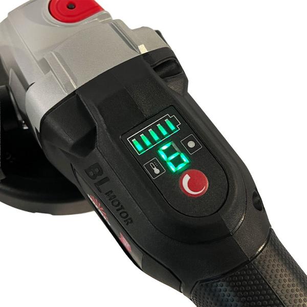 Акумуляторна кутова шліфмашина Vitals Professional ALs 18125v BS SmartLine+ (239533) (без АКБ та ЗП), фото 11