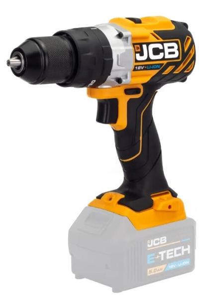 Акумуляторний дриль-шурупокрут JCB Tools JCB-18BLCD-B-E (без АКБ і ЗП) (57243), фото 2