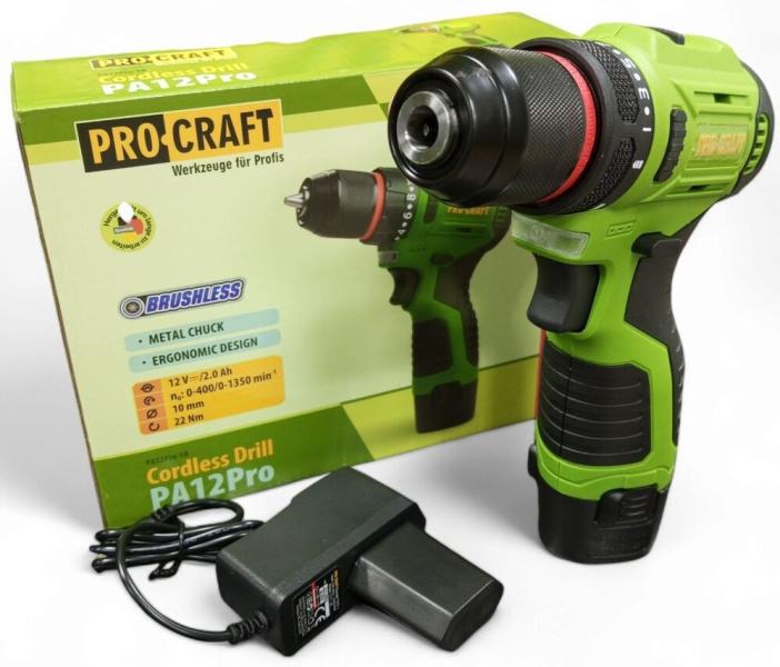 Акумуляторний шурупокрут PROCRAFT PA-12PRO, фото 2