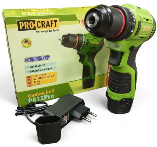 Акумуляторний шурупокрут PROCRAFT PA-12PRO