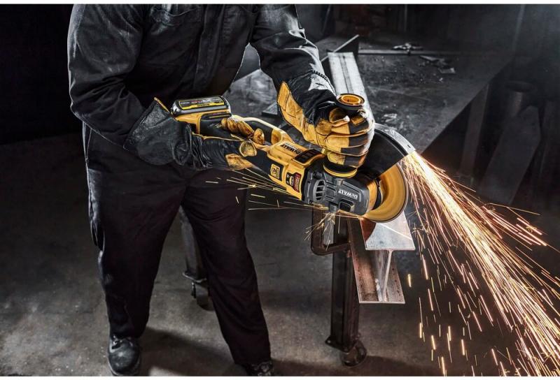Акумуляторна кутова шліфувальна машина DeWALT DCG460N (без АКБ та ЗП), фото 5