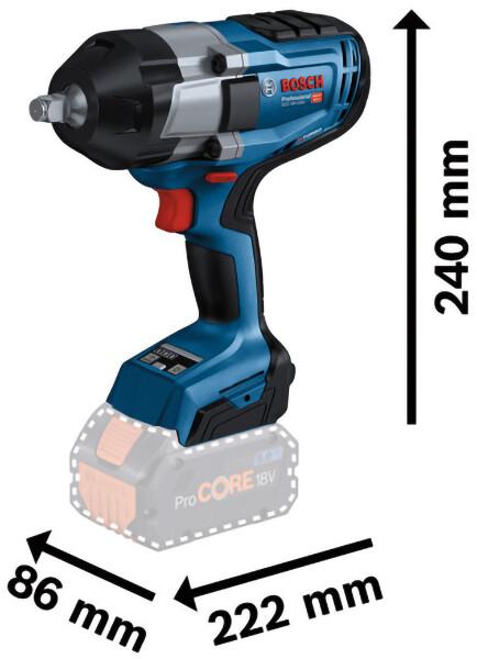 Акумуляторний гайкокрут Bosch GDS 18V-1000 (06019J8304), фото 3