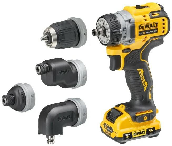 Дриль-шурупокрут акумуляторний безщітковий DeWalt DCD703L2T, фото 4
