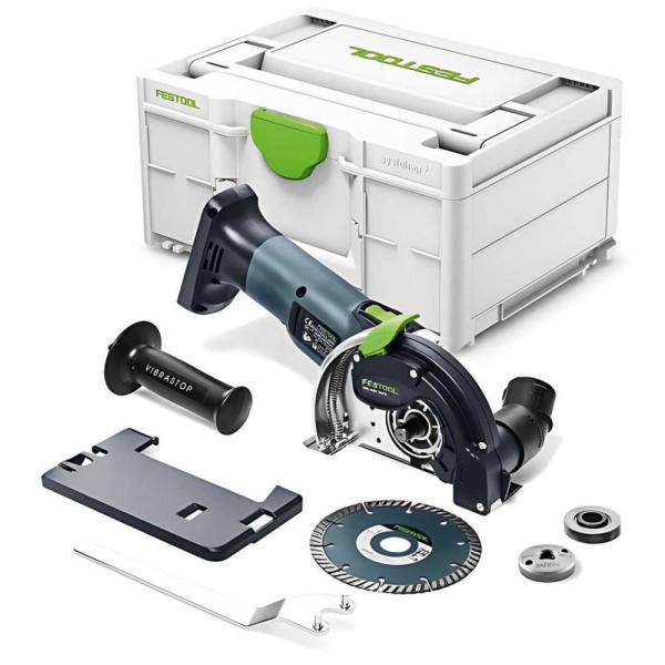 Акумуляторна кутова шліфувальна машина FESTOOL DSC-AGC 18-125 FH EB-Basic (без АКБ та ЗП), фото 2