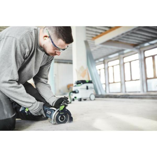 Акумуляторна кутова шліфувальна машина FESTOOL DSC-AGC 18-125 FH EB-Basic (без АКБ та ЗП), фото 3