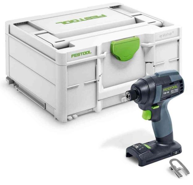 Акумуляторний імпульсний шурупокрут Festool TID 18-Basic (576481) (без АКБ та ЗП), фото 2