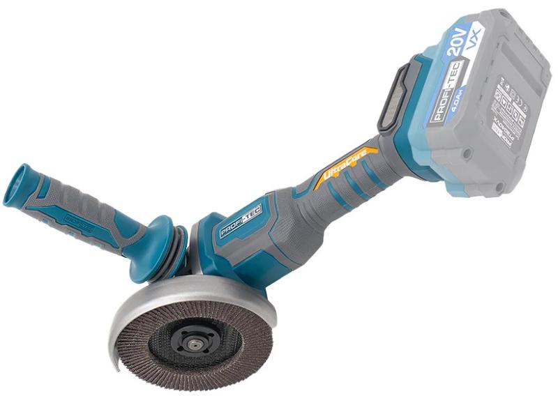 Акумуляторна кутова шліфмашина PROFI-TEC PPGA203 UltraCore (007640), фото 13