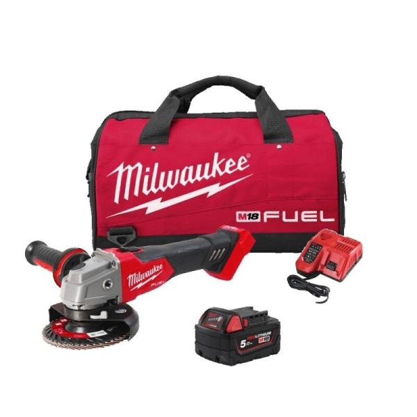 Акумуляторна кутова шліфмашина Milwaukee M18 FSAG125X-501BRF (4933500779), фото 5