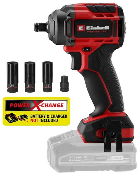 Акумуляторний гайкокрут Einhell Professional TP-CW 18/350-C Li BL-Solo (4510055) (без АКБ та ЗП), фото 4