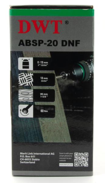 Акумуляторний шурупокрут DWT ABSP-20 DNF (без АКБ та ЗП), фото 9