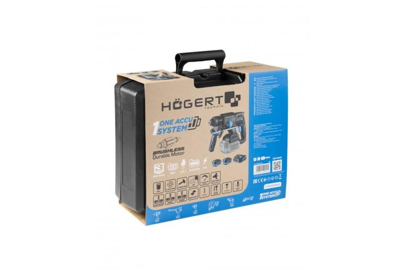 Акумуляторний перфоратор Hoegert HT2E249-B24CH, фото 6