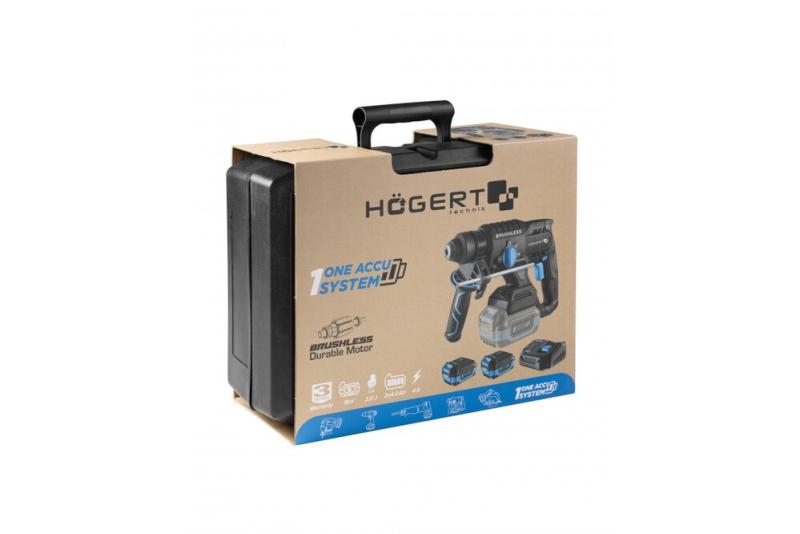 Акумуляторний перфоратор Hoegert HT2E249-B24CH, фото 7