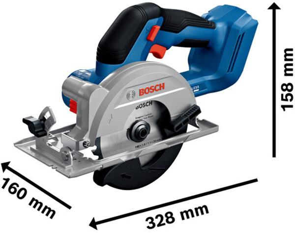 Акумуляторна дискова пилка Bosch GKS 18V-51 (06019M3120) (без АКБ та ЗП), фото 3