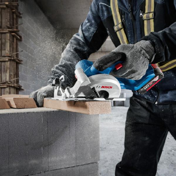 Акумуляторна дискова пилка Bosch GKS 18V-51 (06019M3120) (без АКБ та ЗП), фото 8