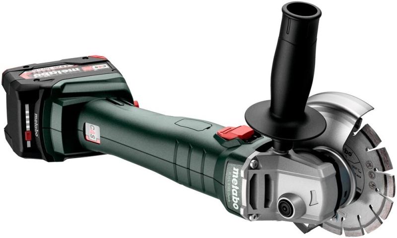 Акумуляторна кутова шліфувальна машина Metabo W 18 L 9-125 Quick (602249850) (без АКБ та ЗП), фото 6