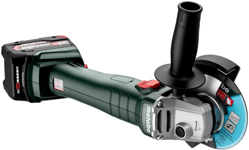 Акумуляторна кутова шліфувальна машина Metabo W 18 L 9-125 Quick (602249850) (без АКБ та ЗП), фото 7