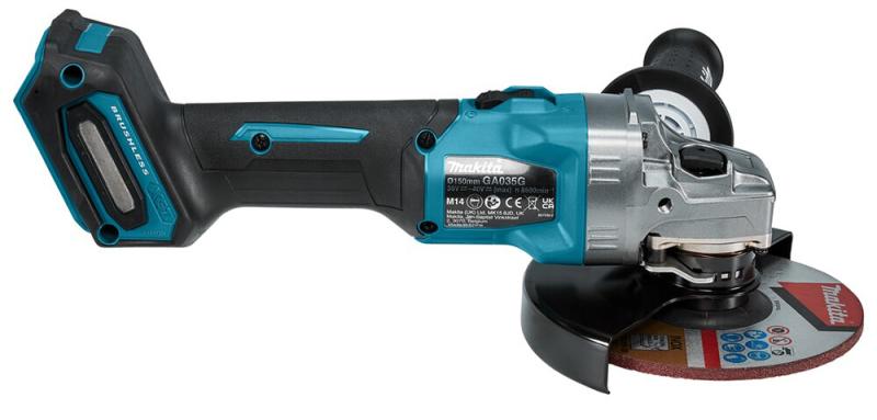Акумуляторна кутова шліфмашина Makita XGT SET-GA035GZ-0725 (без АКБ та ЗП), фото 2