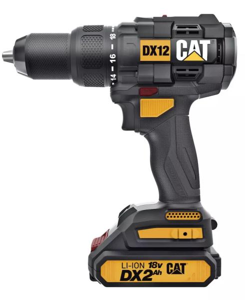 Акумуляторний безщітковий дриль-шуруповерт CAT DX12, фото 2