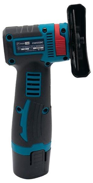 Акумуляторна кутова шліфувальна машина PROFI-TEC GWS12BC (004977)