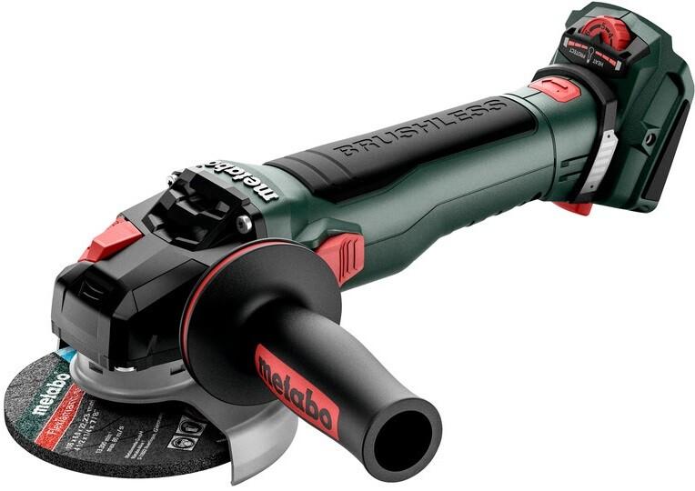 Акумуляторна кутова шліфувальна машина Metabo WVB 18 LT BL 11-125 Quick Inox (613091850) (без АКБ та ЗП), фото 8