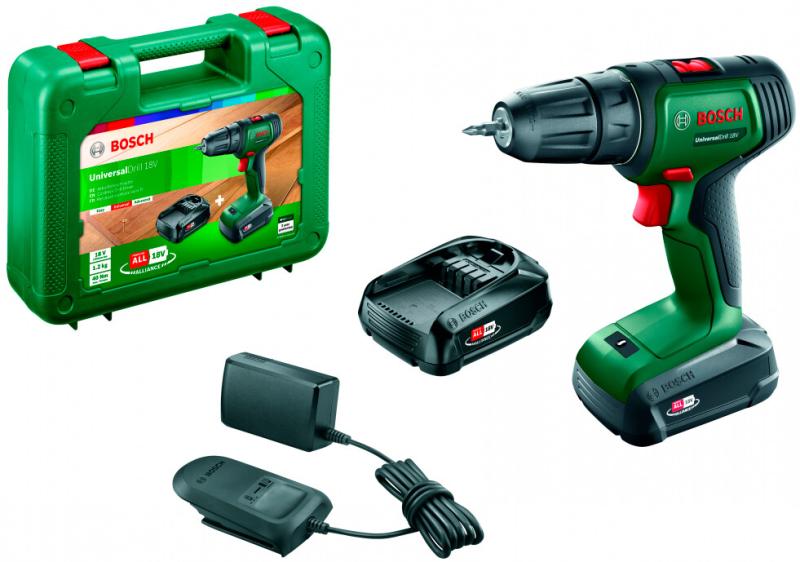 Дриль-шурупокрут акумуляторний Bosch UniversalDrill 18V (06039D4002), фото 2