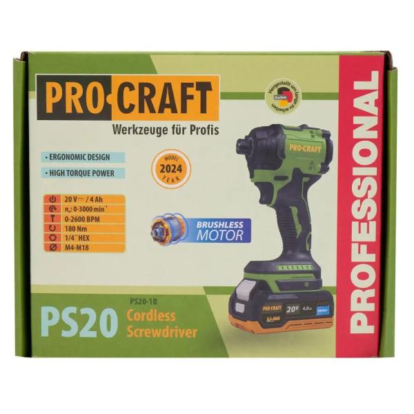 Акумуляторний гвинтокрут Procraft PS20, фото 12