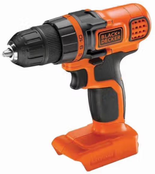 Акумуляторний дриль-шурупокрут Black&Decker BDCDD18N (без АКБ та ЗП), фото 3