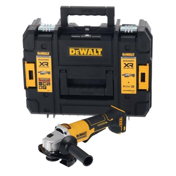 Акумуляторна кутова шліфмашина DeWALT (DCG408NT) (без АКБ та ЗП), фото 7