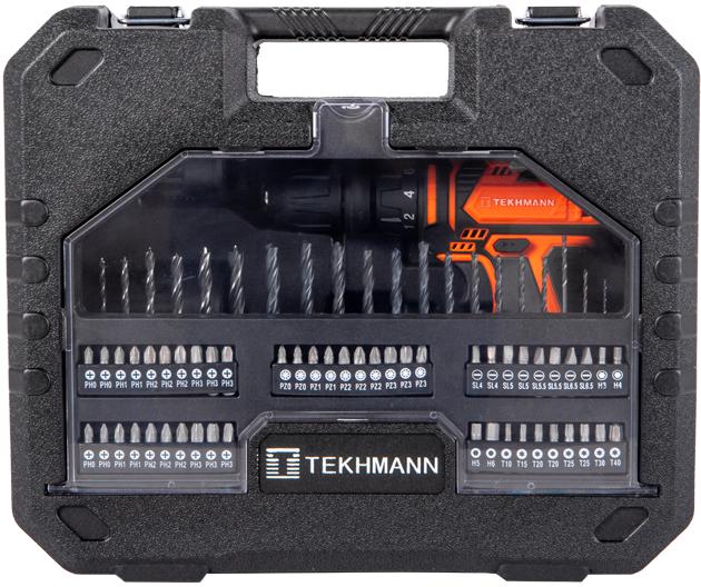Шурупокрут акумуляторний Tekhmann TCD-12 S2 BS Kit (850977), фото 8