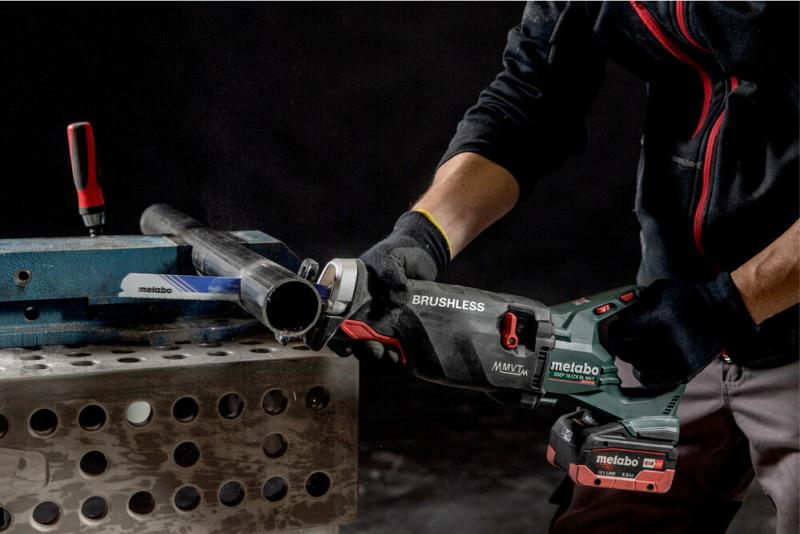 Акумуляторна шабельна пилка Metabo SSEP 18 LTX BL MVT (602258850) (без АКБ та ЗП), фото 3