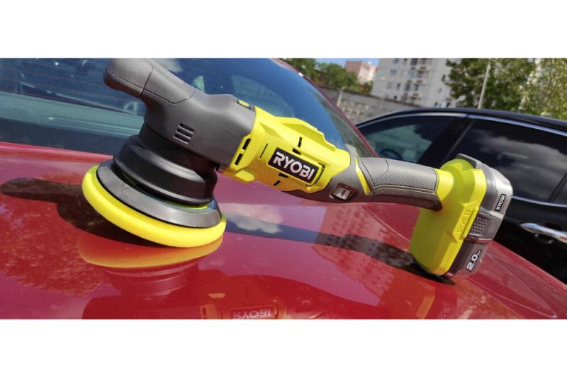 Акумуляторна полірувальна машина Ryobi R18P-0 (5133004845) (без АКБ та ЗП), фото 3