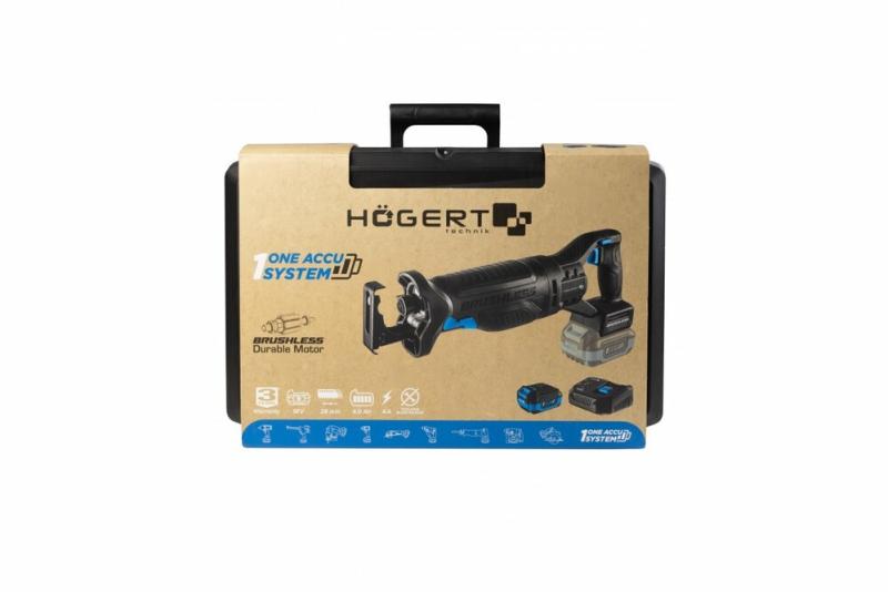 Акумуляторна шабельна пилка Hoegert HT2E252-B14RS, фото 10