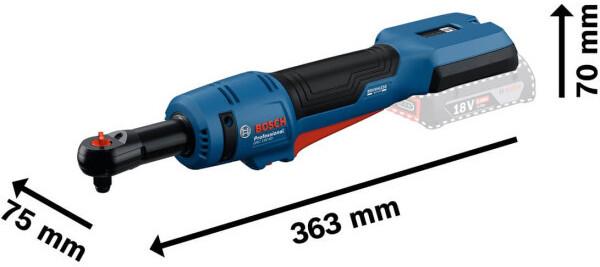 Акумуляторна тріскачка Bosch GRC 18V-60 (06019N8000) (без АКБ та ЗП), фото 3