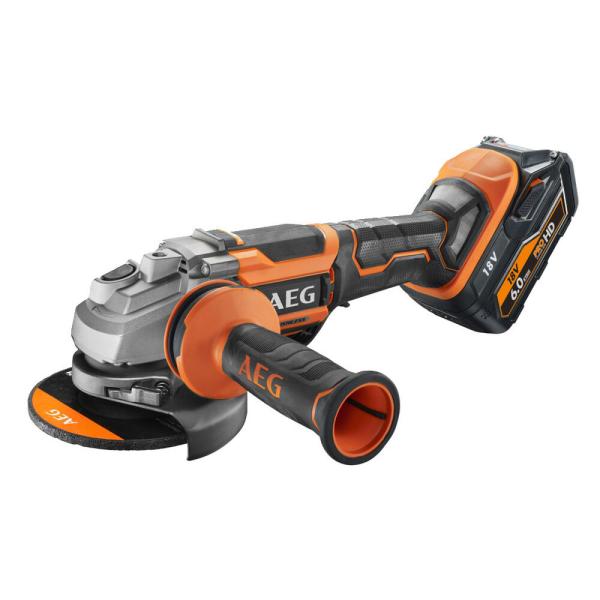 Безщіткова кутова шліфувальна машина AEG BEWS18-125BL PX-602C (4935464422)