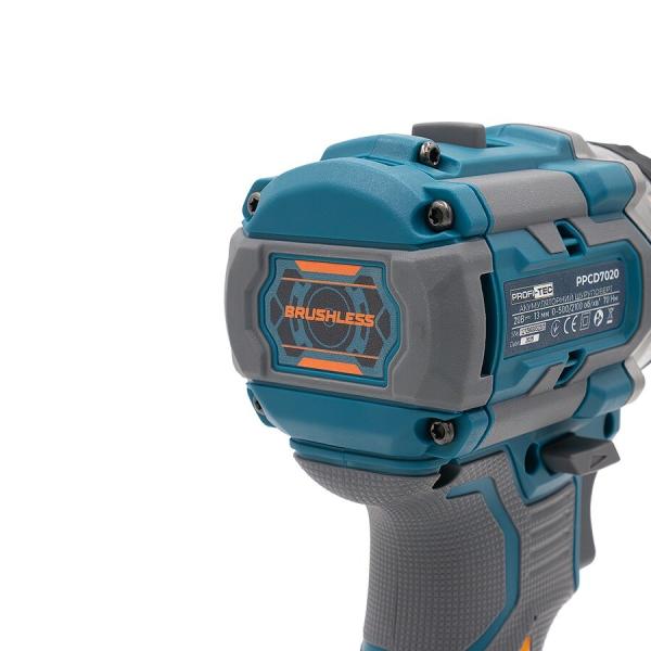 Акумуляторний шурупокрут PROFI-TEC UltraCore PPCD7020 (007178) (без АКБ та ЗП), фото 8