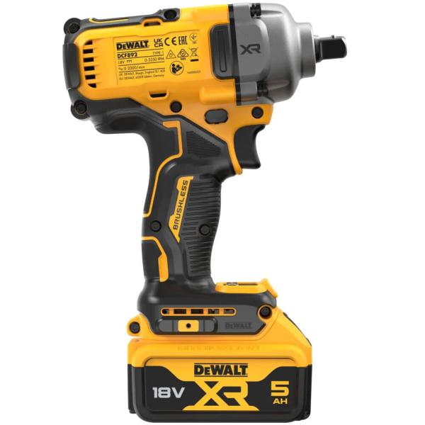 Гайковерт ударний DeWALT DCF892P2T, фото 3