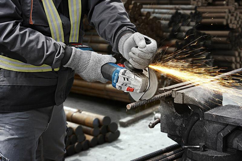 Акумуляторна кутова шліфмашина Bosch GWS 18V-8 (06019N9001) (без АКБ та ЗП), фото 6