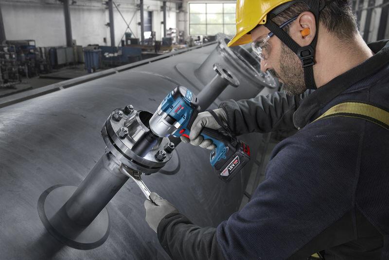 Акумуляторний гайкокрут Bosch GDS 18V-780 (06019P4000) (без АКБ та ЗП), фото 4