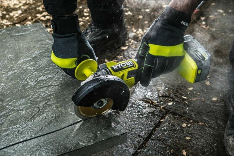 Акумуляторна болгарка Ryobi RAG18X-0 (Без АКБ и ЗП), фото 6
