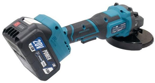 Акумуляторна кутова шліфувальна машина PROFI-TEC PGA202BL (006296), фото 4