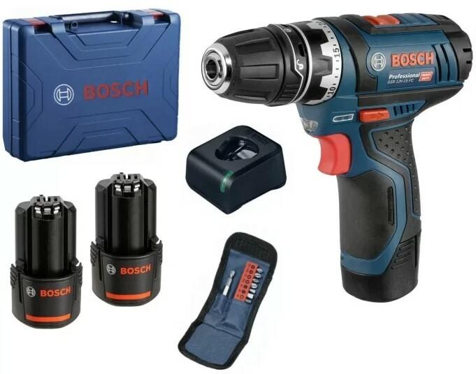 Акумуляторний шурупокрут Bosch GSR 12V-15 + AC (060186810G), фото 4