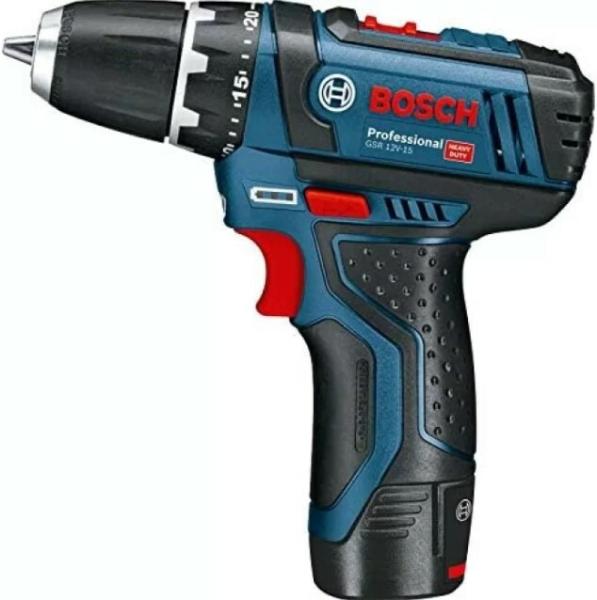 Акумуляторний шурупокрут Bosch GSR 12V-15 + AC (060186810G), фото 3