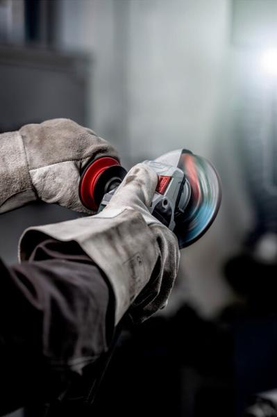 Акумуляторна кутова шліфувальна машина Metabo WVB 18 LT BL 11-115 Quick (613056840) (без АКБ та ЗП), фото 7