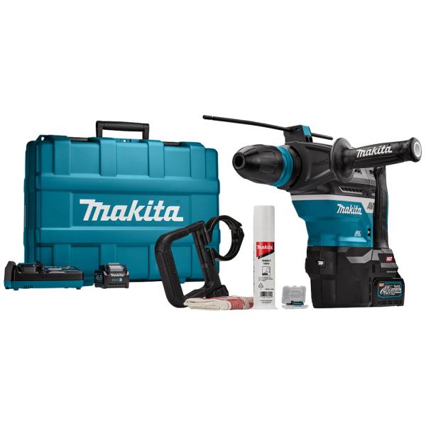 Перфоратор акумуляторний Makita SDS-MAX XGT 40 V MAX HR005GM202, фото 6