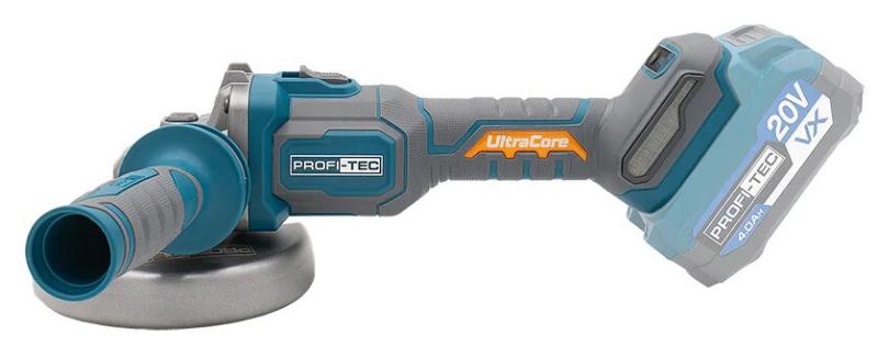 Акумуляторна кутова шліфмашина PROFI-TEC UltraCore PPGA203 (007639), фото 3