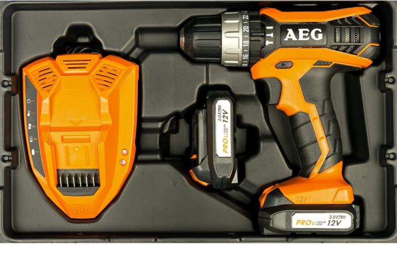 Дриль ударна акумуляторна AEG BSB12G3LI-202C AEG (4935451531), фото 8