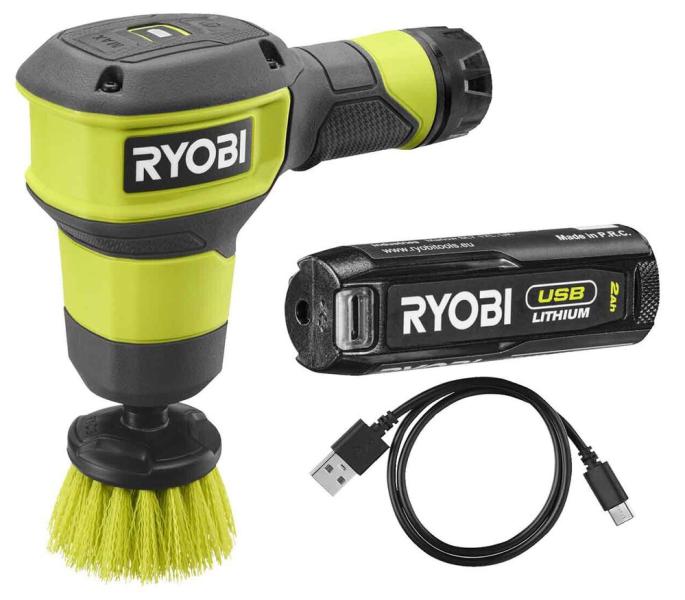 Акумуляторна щітка Ryobi RSCR4-120G, фото 2